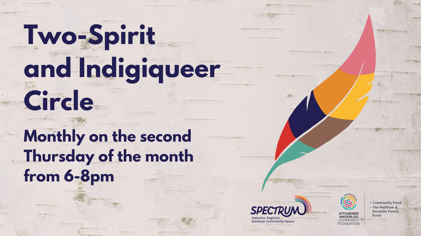 Two-Spirit and Indigiqueer Circle - New Dates Fall 2022